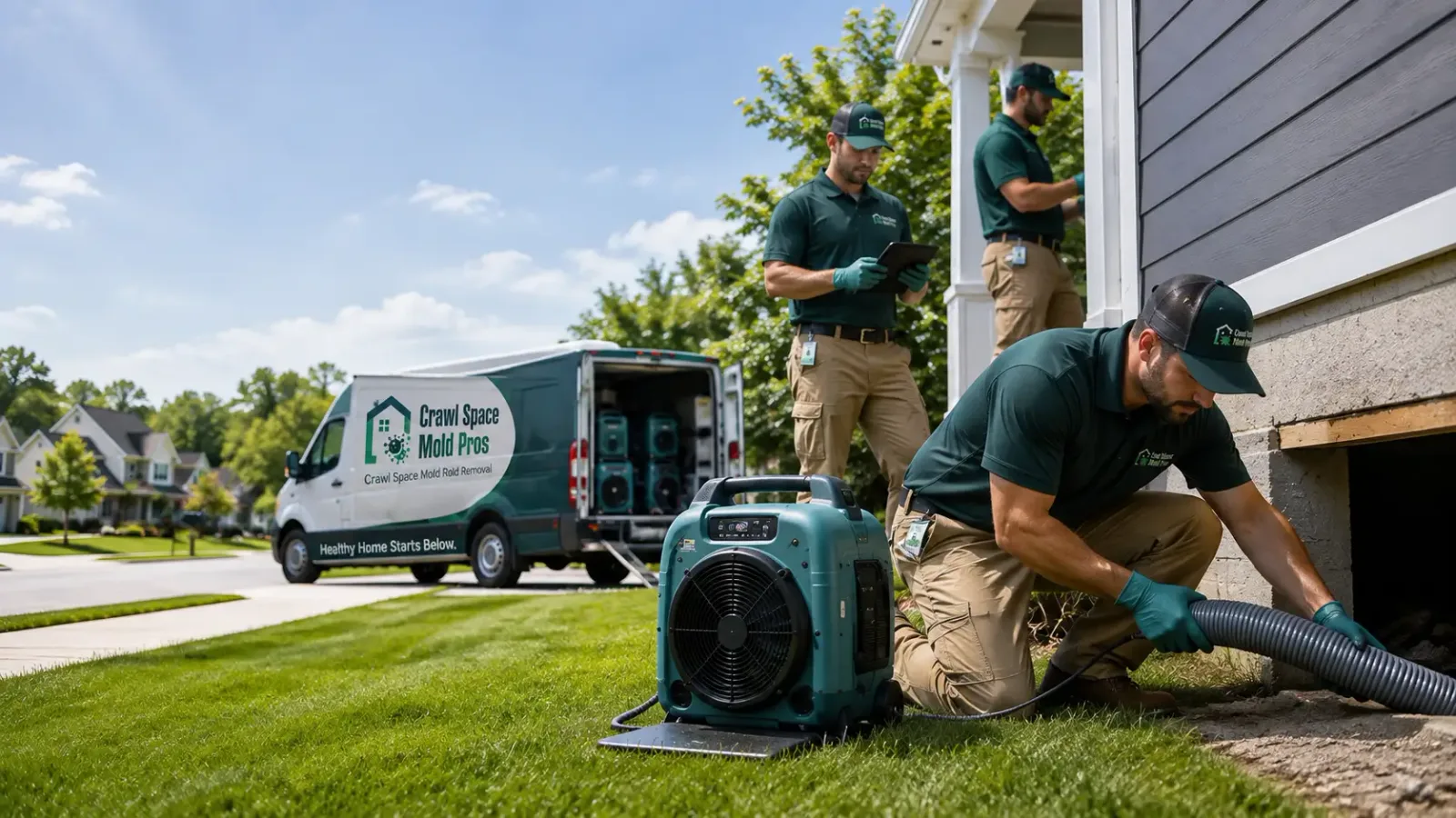 Crawl Space Mold Removal in Magnolia, IA